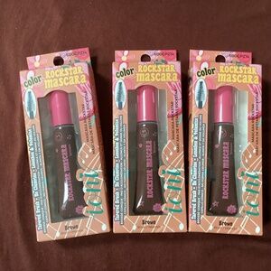 Ioni Cosmetics Color Rockstar Mascara 3-pack of brown sugar NEW